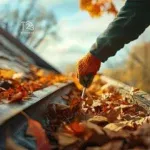 Dakgoot reiniging service, bladeren verwijderen uit dakgoten