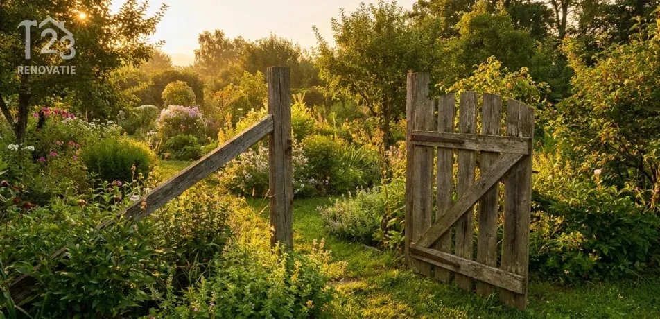 Draaipoort of schuifpoort in hout: wat past bij uw tuin?