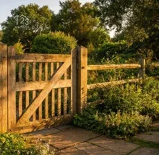 Eiken of steigerhout: welk hout kiest u voor uw poort?