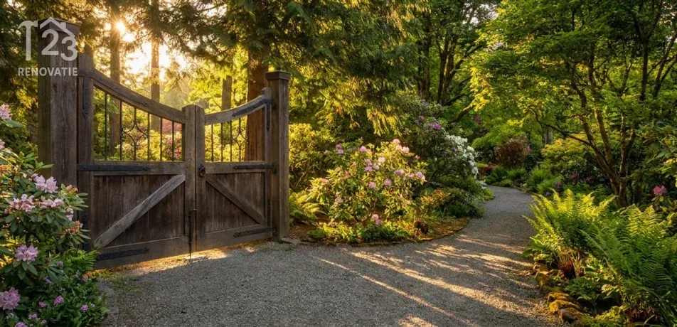 Wat kost een houten poort? Prijzen en factoren uitgelegd