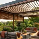 Aluminium overkapping met shutters: duurzaam in Limburgs klimaat - overkapping met shutters
