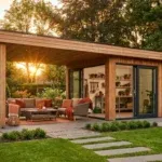 Tuinhuis met overkapping: stijlvol én functioneel - tuinhuis met overkapping